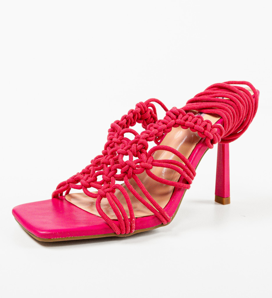 Sandale Kazia Fuchsia - Eleganță și Stil - imagine 5