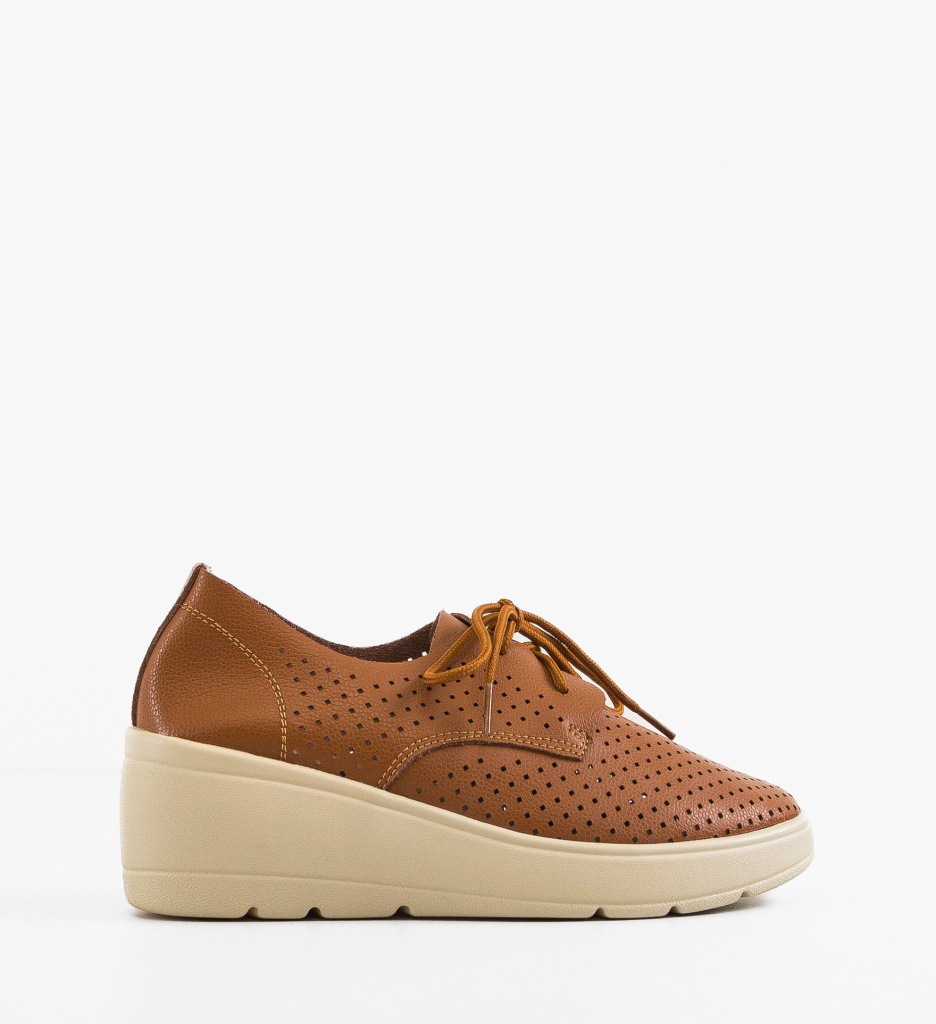 Platforme Dama Mersonk Camel - Stil și Confort - imagine 6
