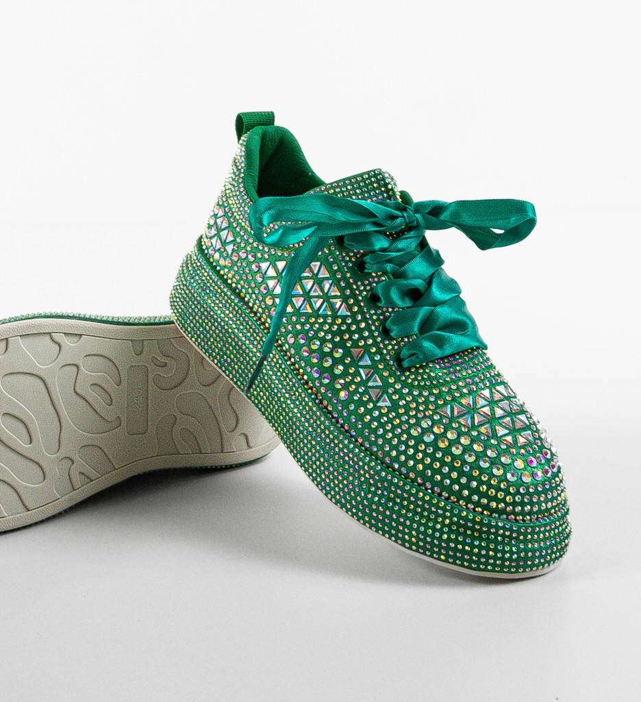 Sneakers Dama Galmure Verzi | Confort și Stil Urban - imagine 8