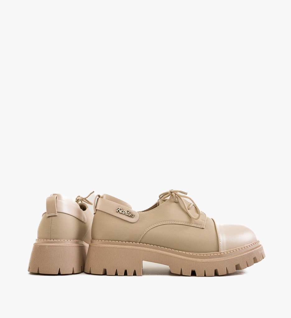 Pantofi Casual Dama Luiza Bej | Confort & Stil - imagine 5