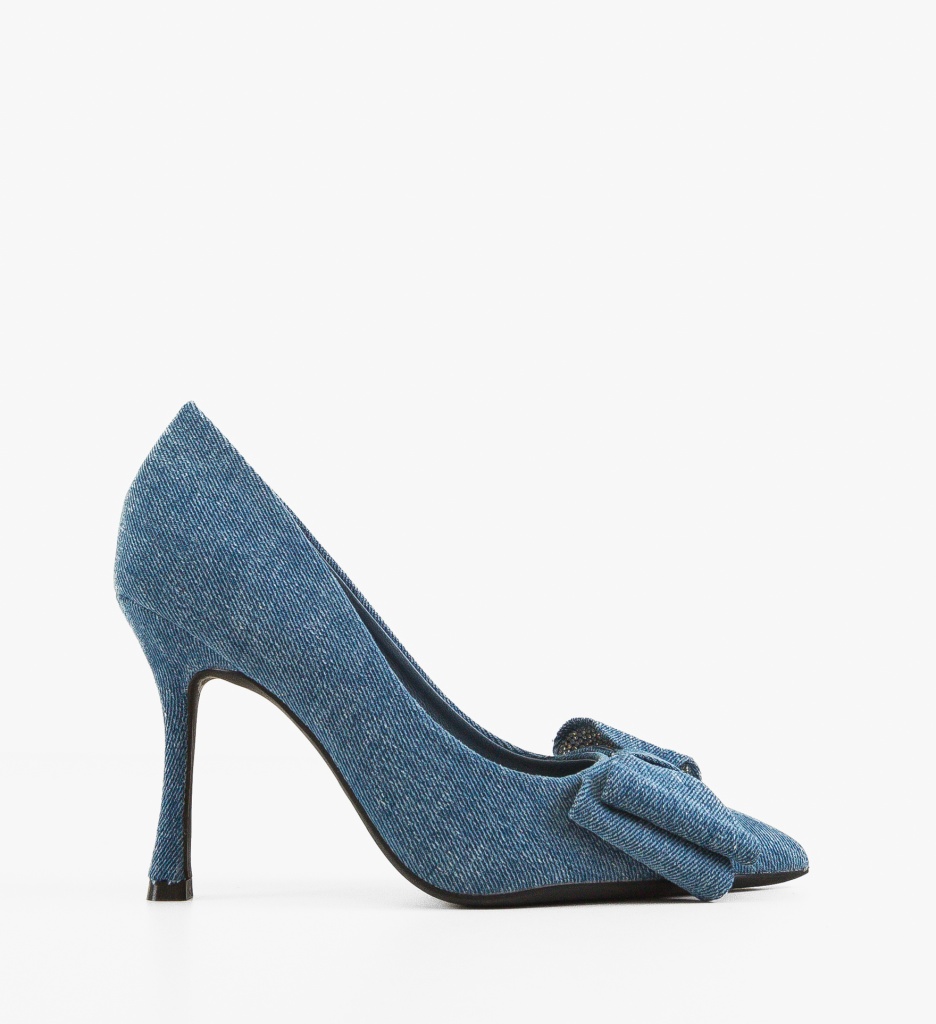 Pantofi Stiletto Lester Albastri - Eleganță Supremă - imagine 6