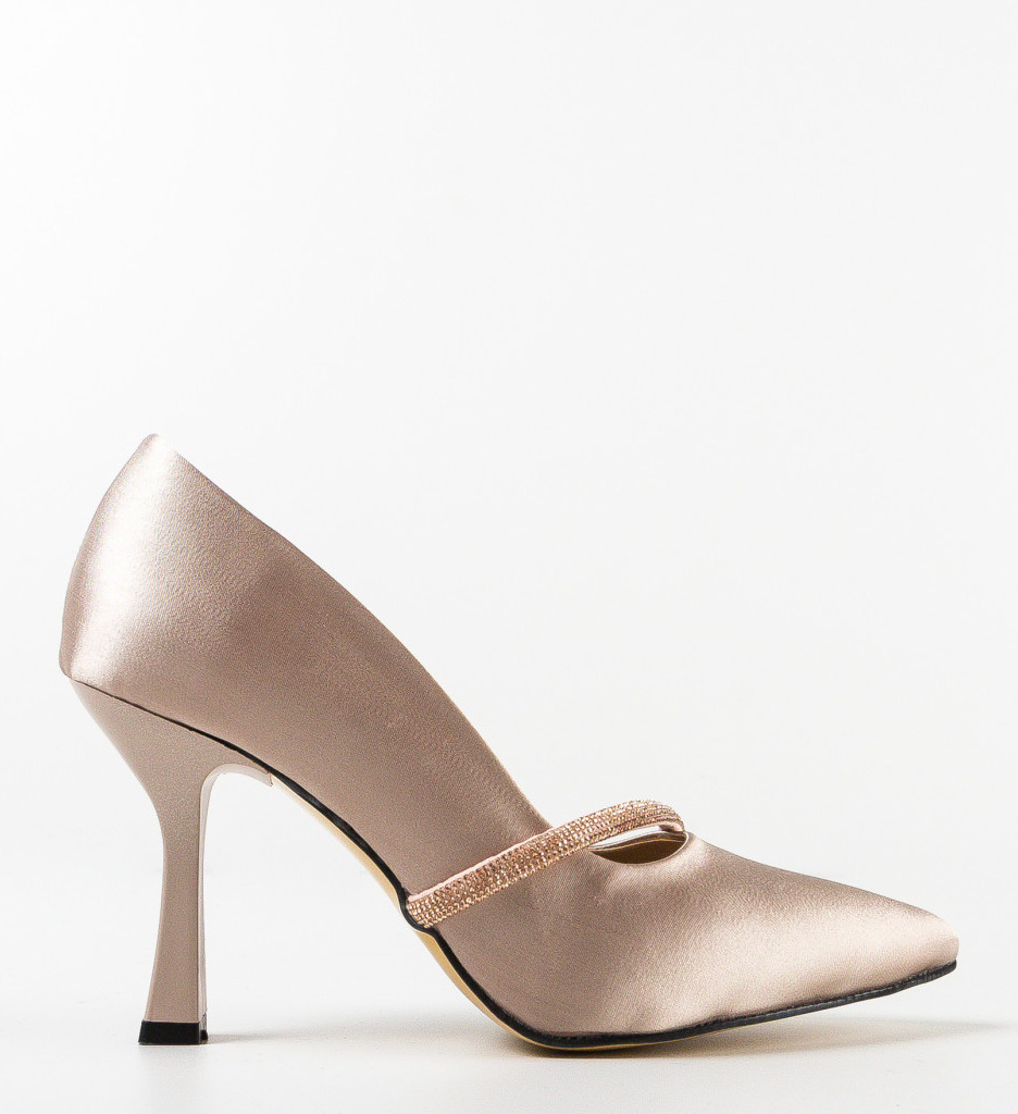 Pantofi cu toc Kimol Bej - Eleganță și Stil - imagine 4