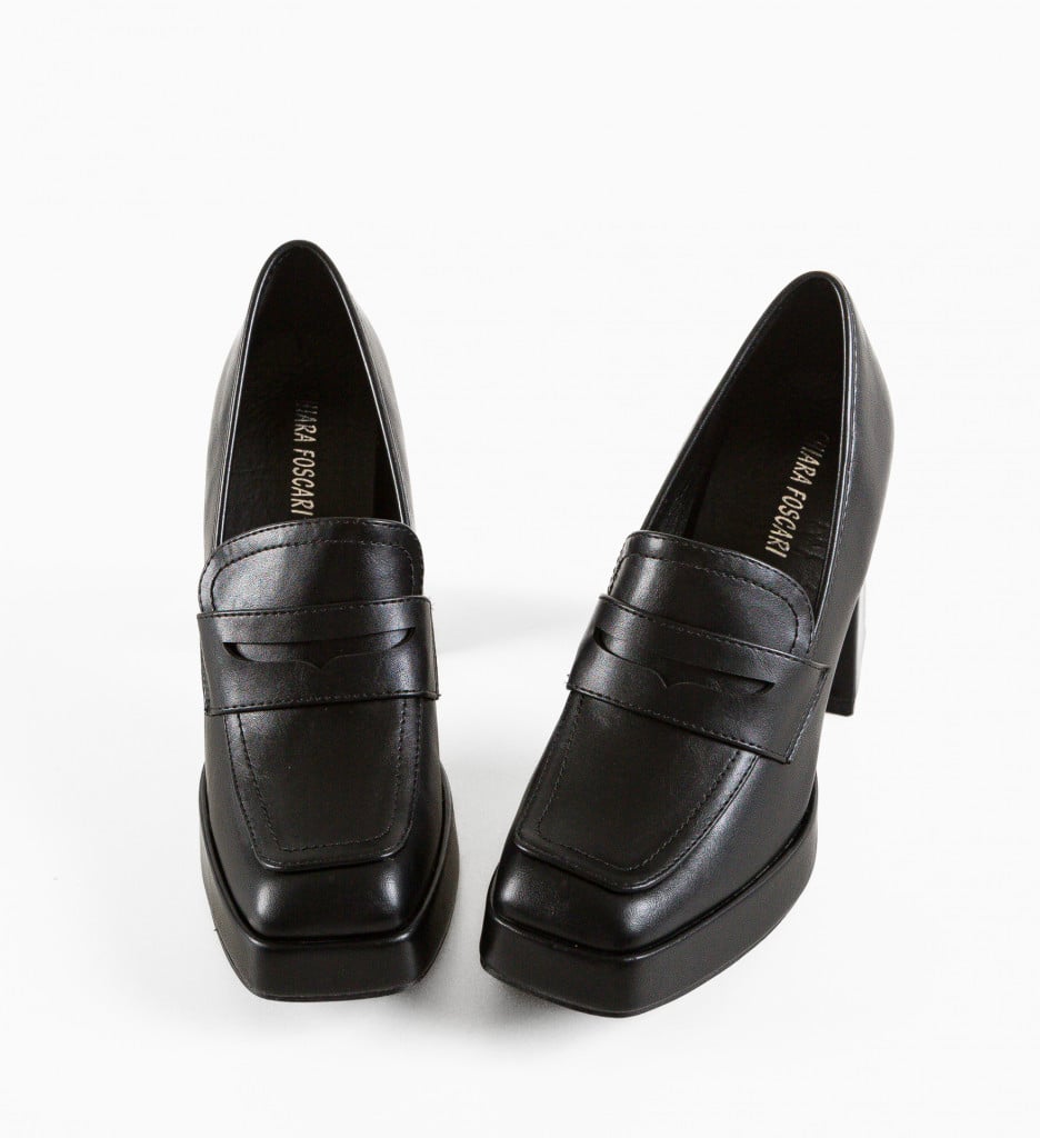 Pantofi Dama Pruit Negri cu Toc Eleganți - imagine 9
