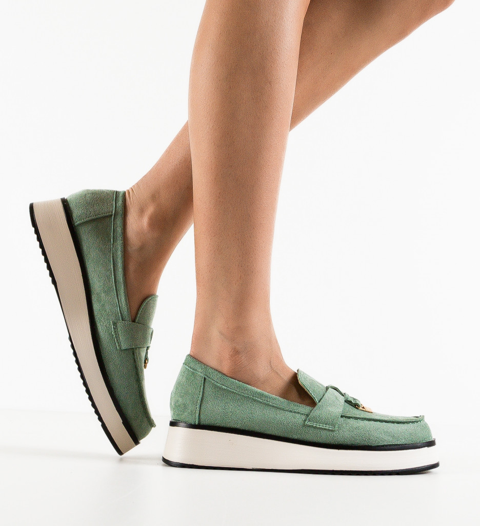 Pantofi Cabrera Verzi | Confort și Eleganță Casual