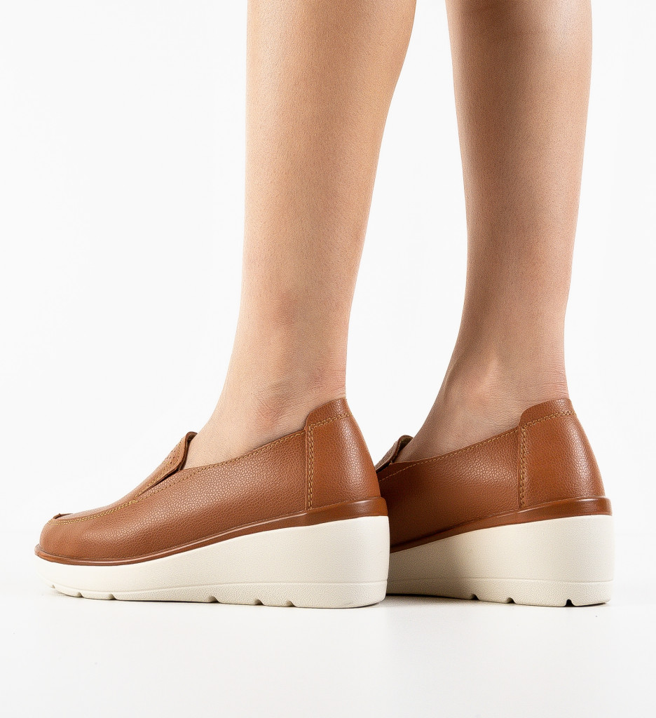Pantofi Casual Sanam Camel - Confort și Stil