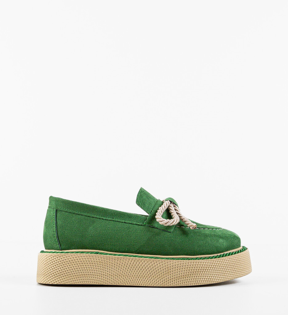 Pantofi Leskus Verzi | Confort și Stil Casual - imagine 4