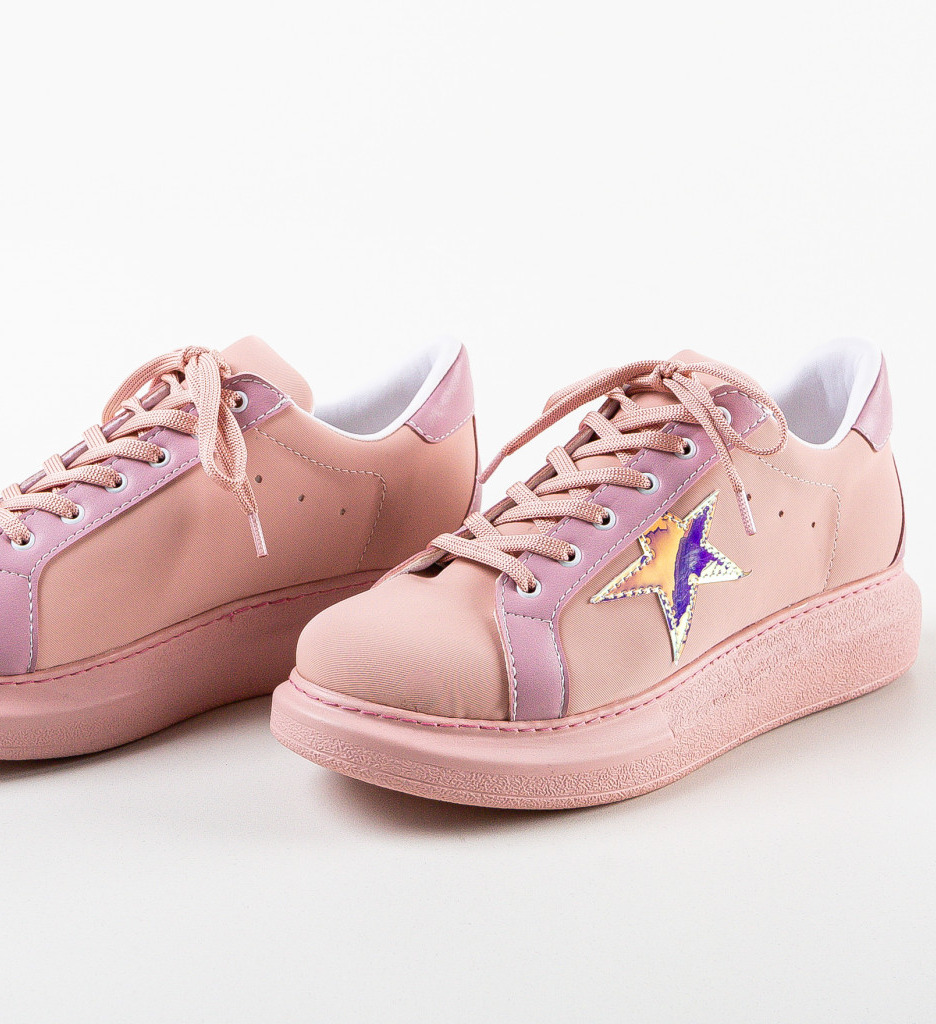 Sneakers Dama Feet Roz - Confort și Stil - imagine 6