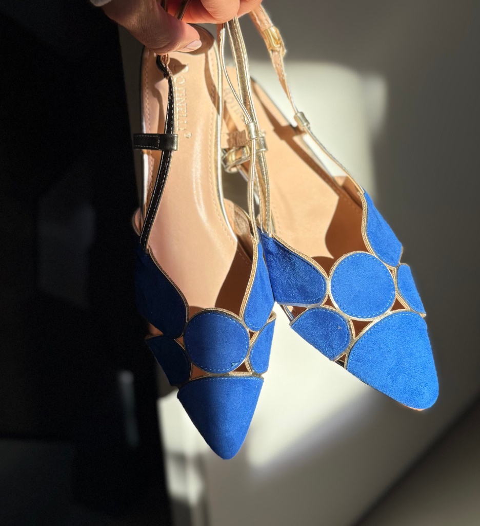 Pantofi dama Xquenda Bleumarin eleganți - imagine 2