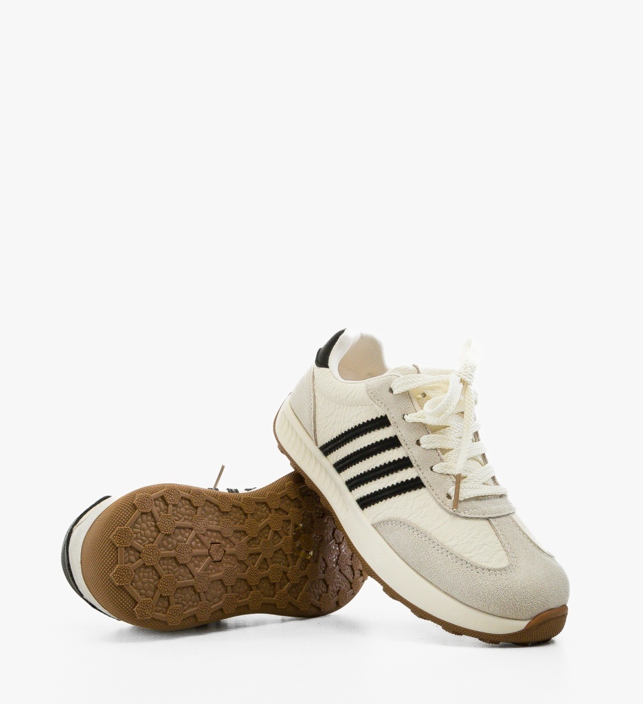 Sneakers Dama Uffy Bej - Confort și Stil - imagine 2