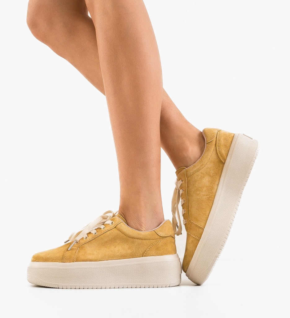 Sneakers Daravo Bej - Confort și Stil - imagine 2
