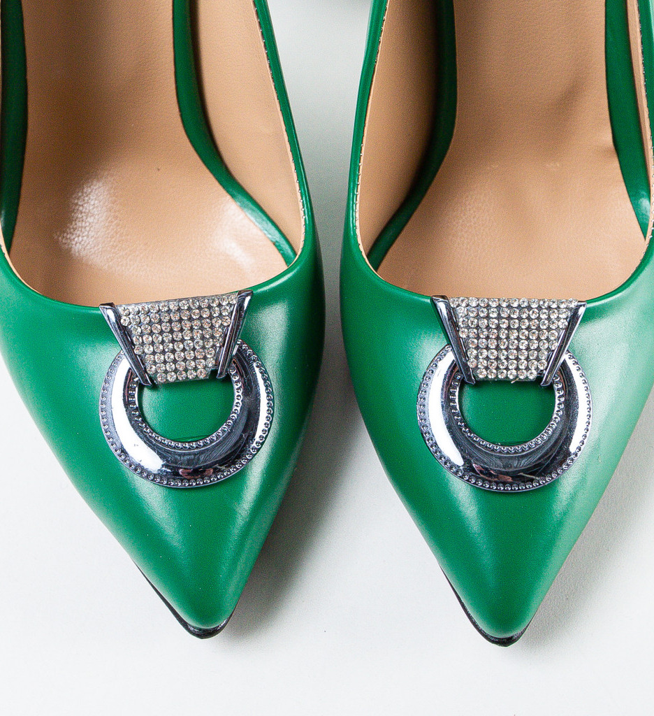 Pantofi dama Provok Verde 2 | Stil și Eleganță - imagine 7