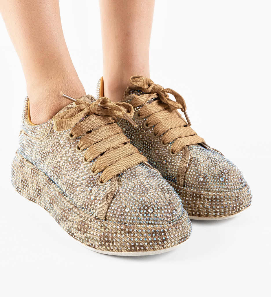 Pantofi Casual Dama Urssy Bej | Confort și Stil - imagine 6