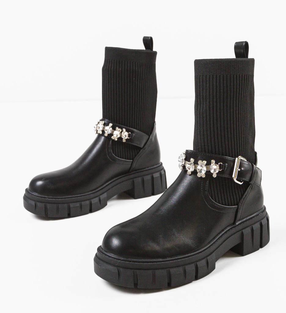 Golden Ghete Dama Negre Elegante - imagine 6