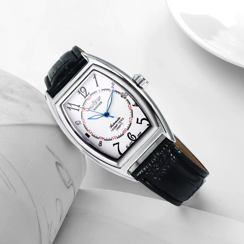 Ceas Barbatesc Winner Automatic CS1758 Piele - imagine 2