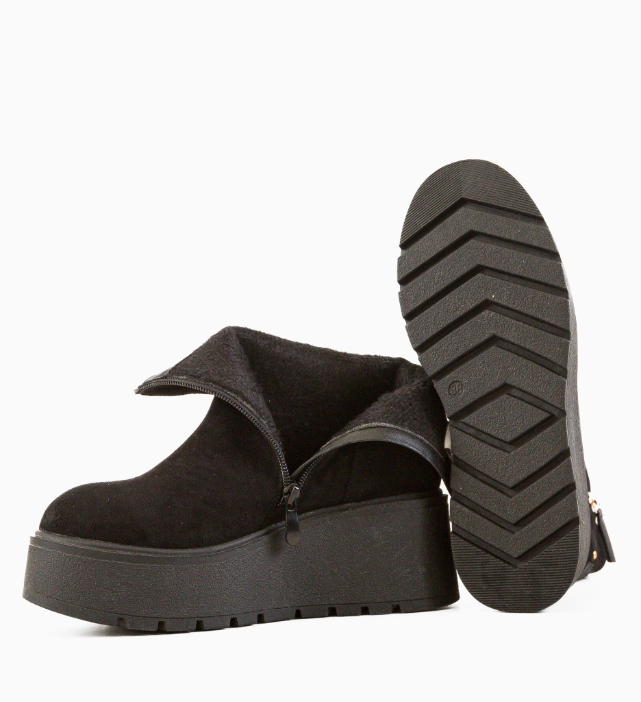 Ghete Dama Hebana Negre | Eleganță și Stil - imagine 5