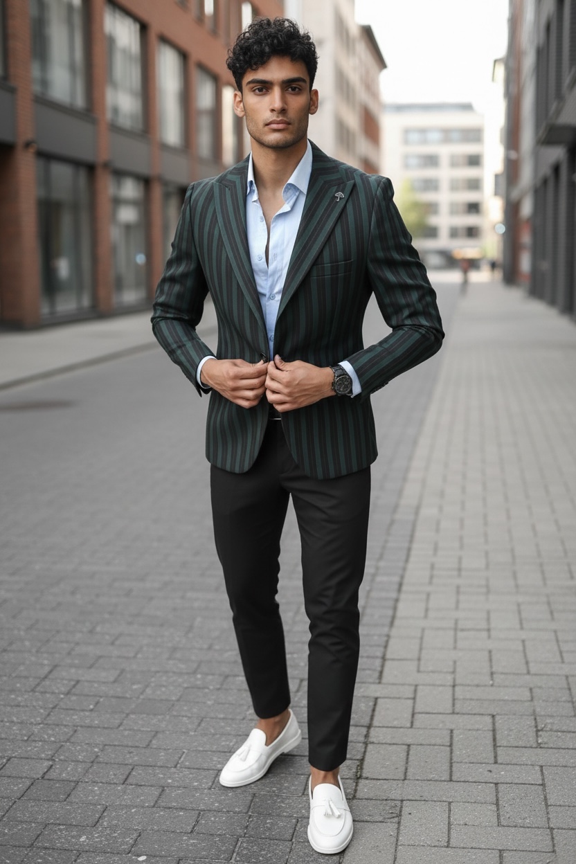 Sacou Barbati Slim Fit | Stil Office & Casual - imagine 2