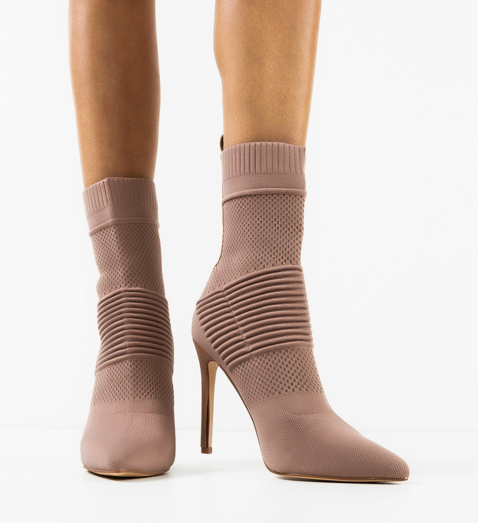 Botine Dama Sten Khaki - Eleganță și Confort - imagine 4