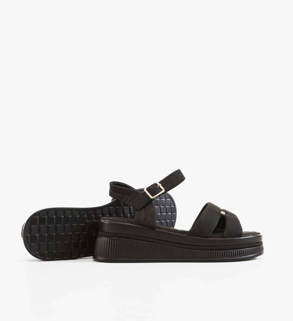 Sandale Dama Ungrelya Negre | Eleganță și Confort - imagine 4