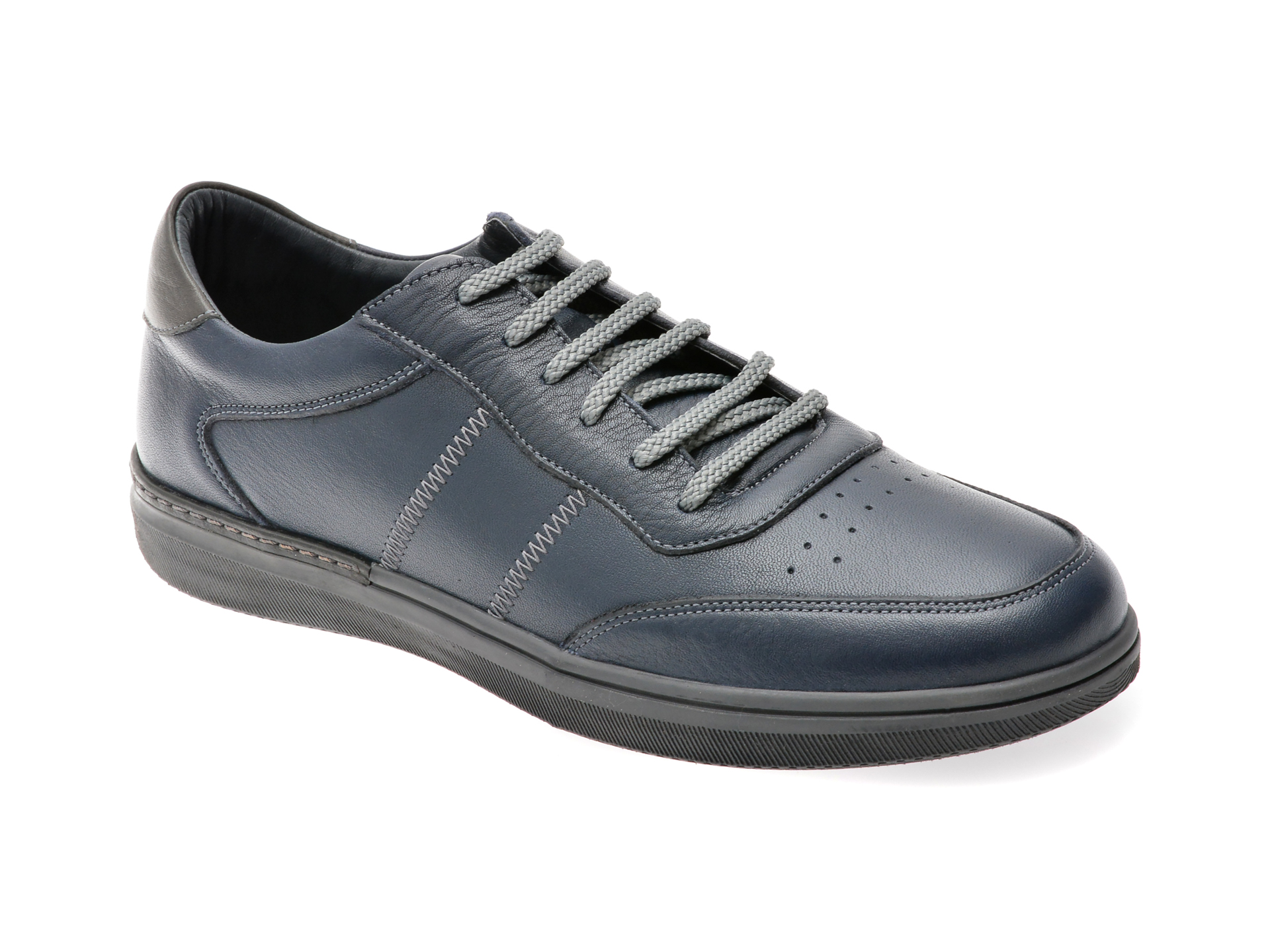 Bite The Bullet Pantofi Sport Piele Naturala Bleumarin