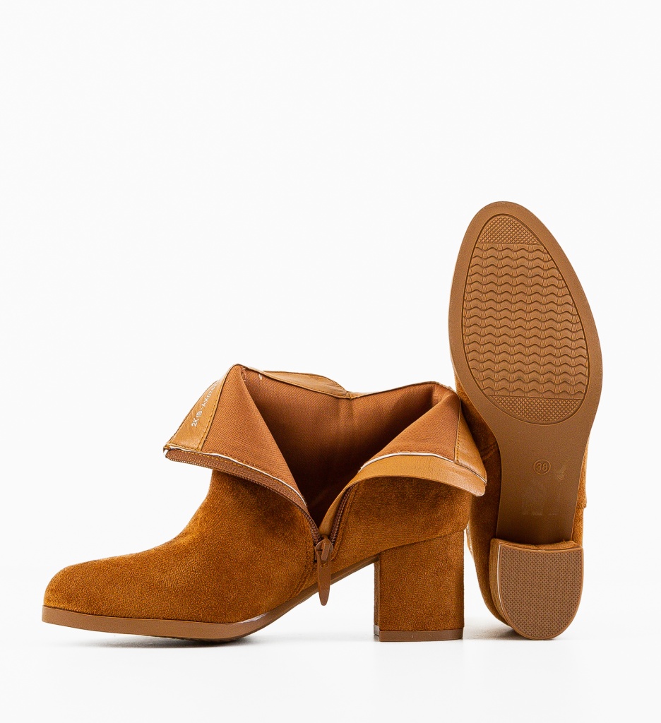 Botine Dama Otto Camel | Eleganță Versatilă - imagine 6