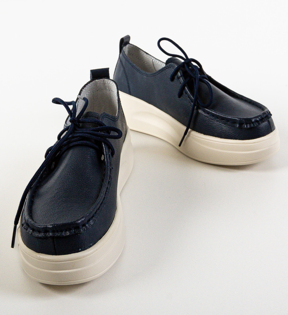 Pantofi Jange Bleumarin | Confort Casual Zilnic - imagine 6