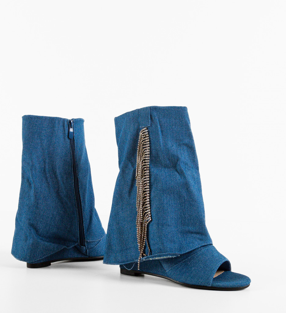 Botine Jaha Albastre - Eleganță și Confort - imagine 7