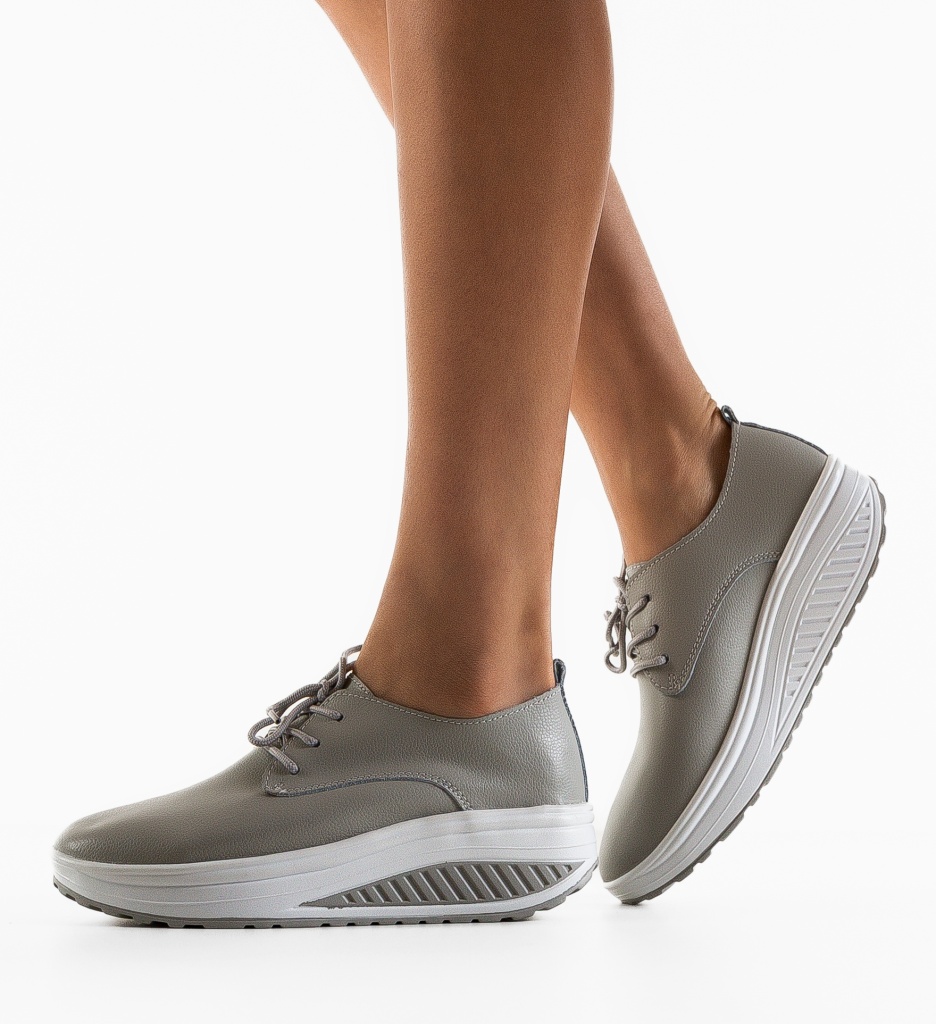 Pantofi Casual Kleak Gri - Confort și Stil Zilnic