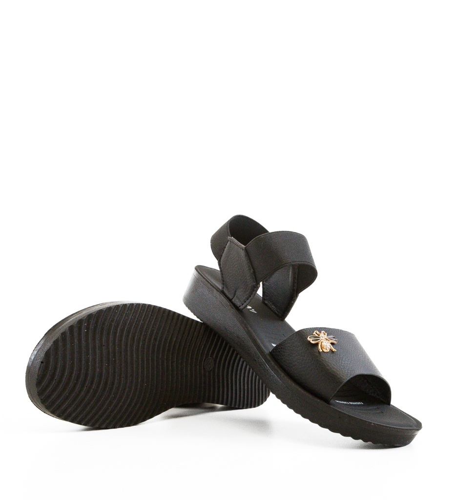 Sandale Dama Rowan Negre - Eleganta si Confort - imagine 4