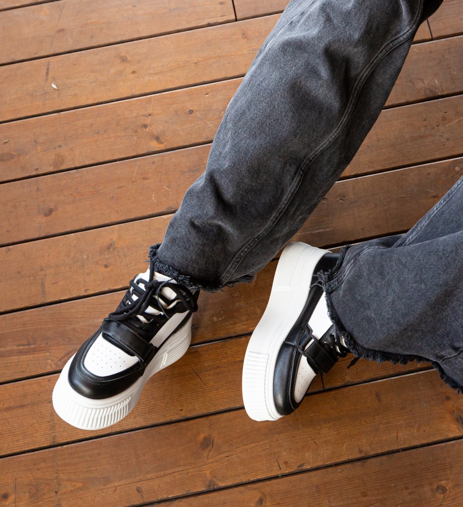 Sneakers Dama Selby Negri | Confort Urban - imagine 2