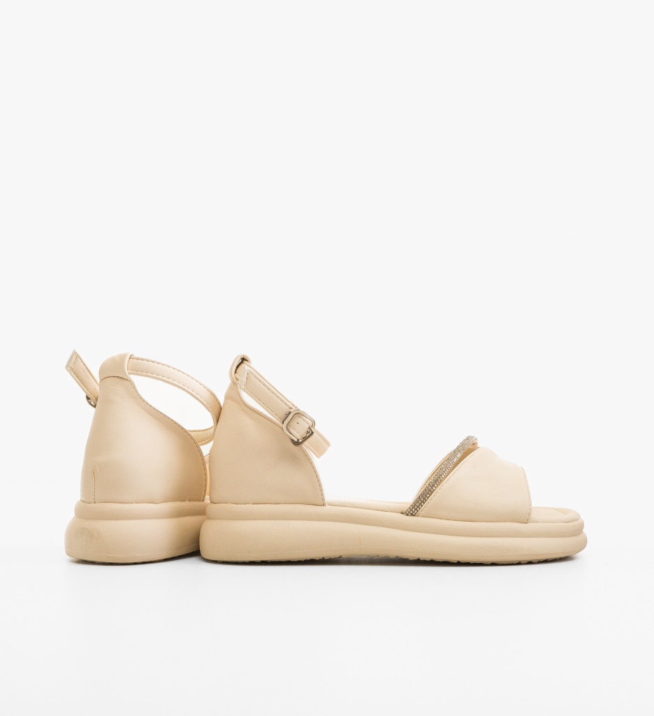 Sandale Dama Chandra Bej | Elegante și Confortabile - imagine 3