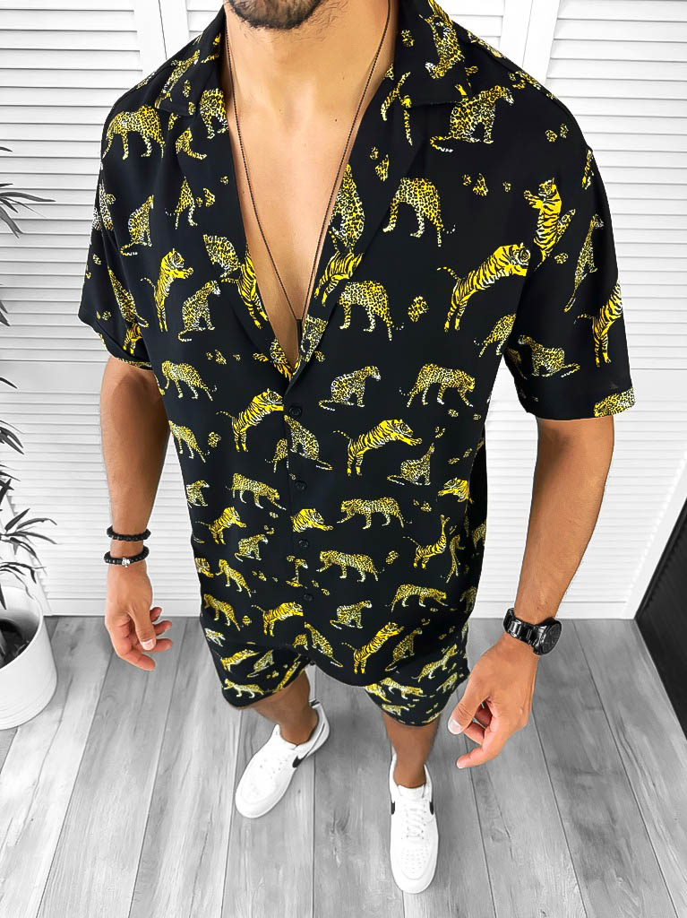 Compleu Vară Elegant | Cămașă și Pantaloni Bărbați