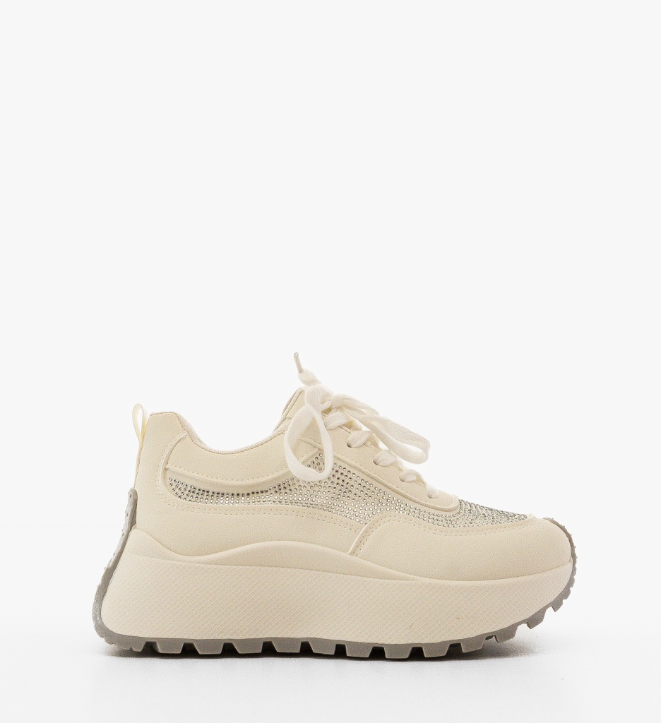 Sneakers Dama Comy Albi | Confort și Stil - imagine 4