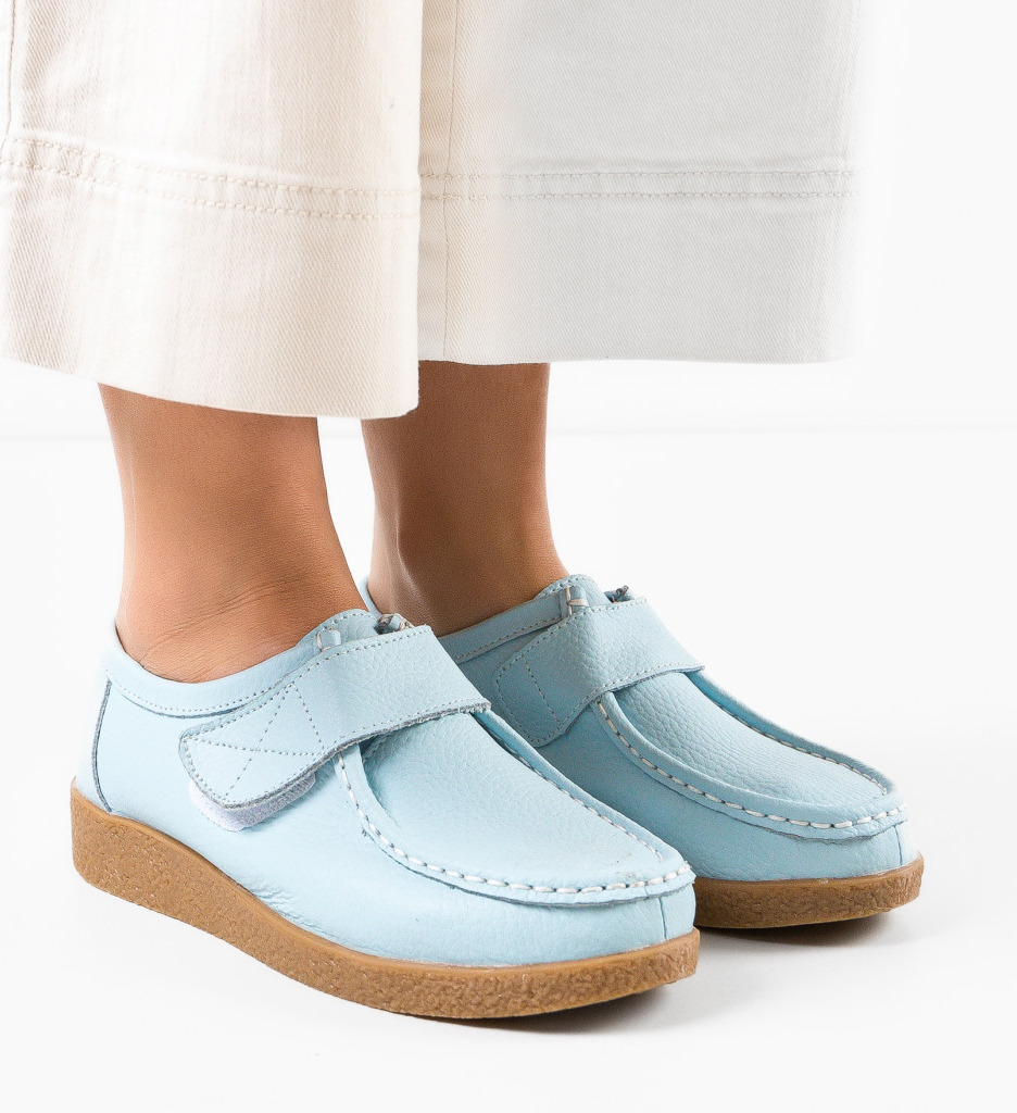 Pantofi Casual Monta Albastri - Confort Stilat