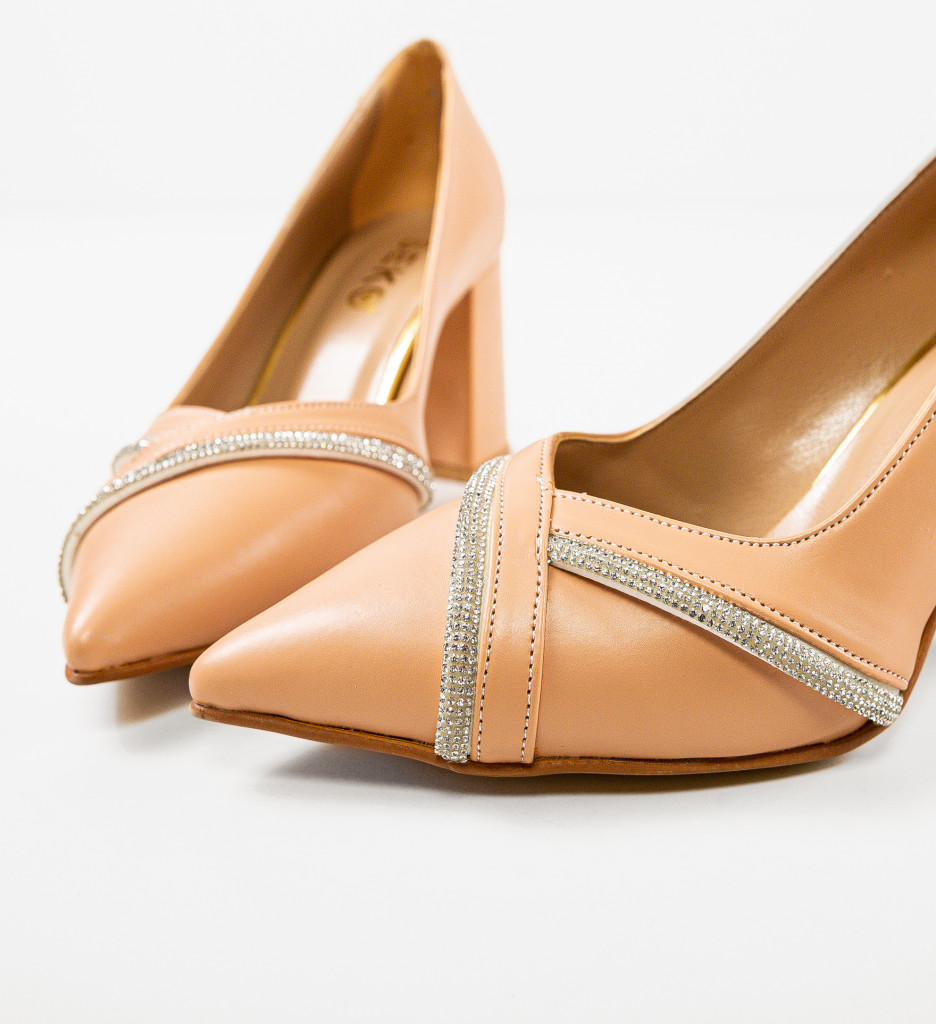 Pantofi Crysta Nude - Eleganță și Confort - imagine 8