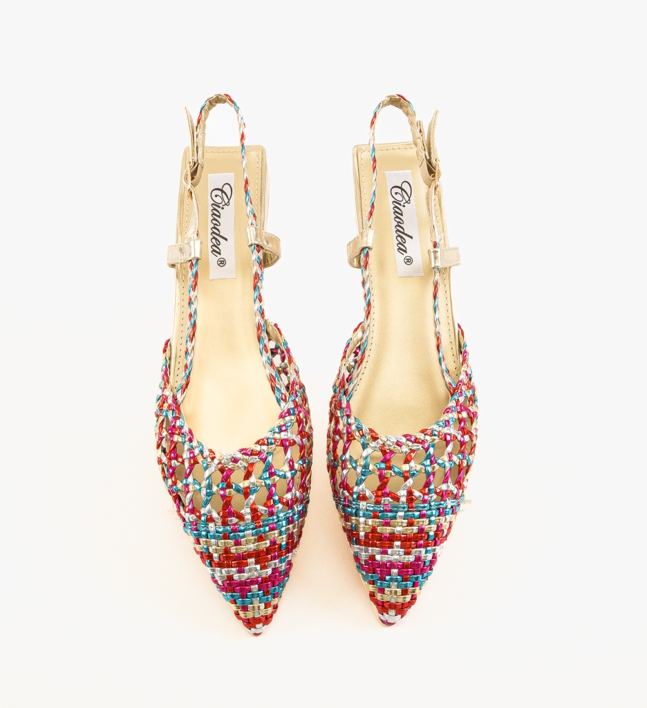 Sandale Dama Haley Multi cu Toc Elegante - imagine 4