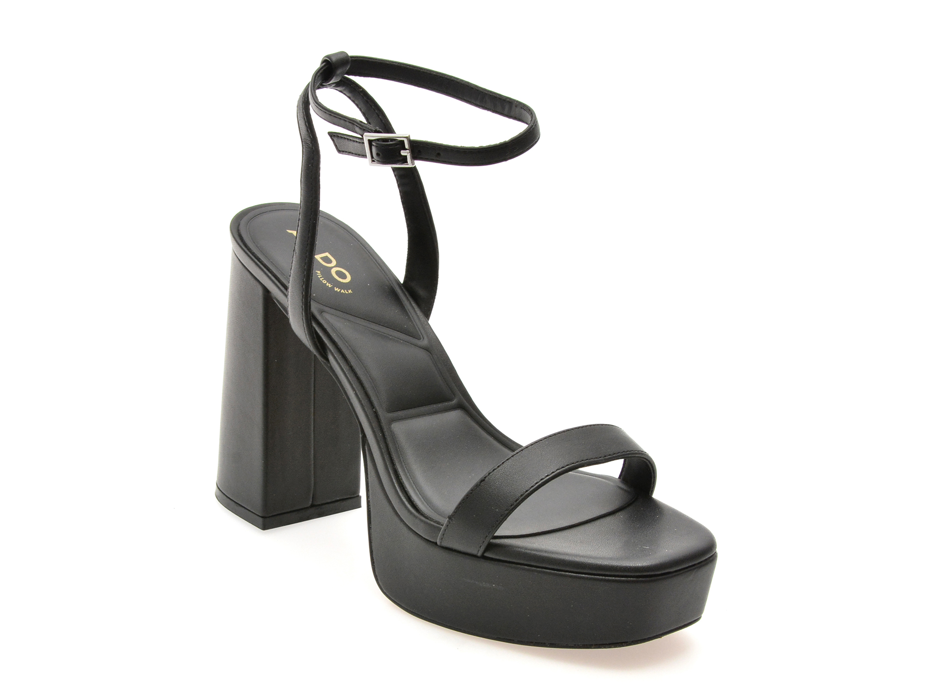 Sandale ALDO Negre Piele Ecologică - Eleganță Maximă