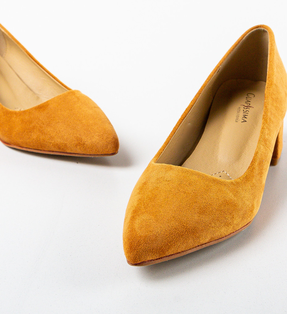 Pantofi Dama Auza Camel - Eleganță și Stil - imagine 5