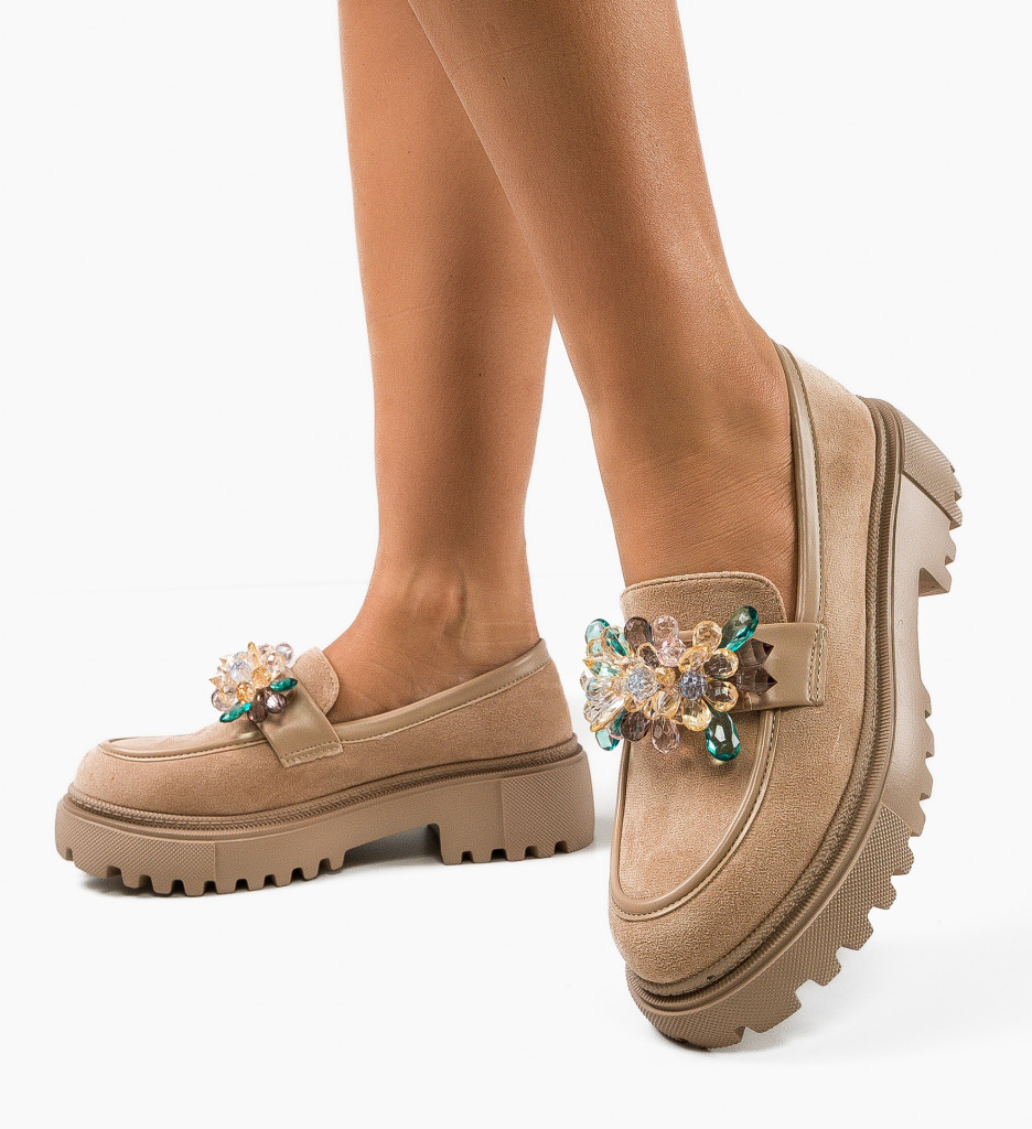 Pantofi Casual Barry Khaki - Confort și Stil Zilnic