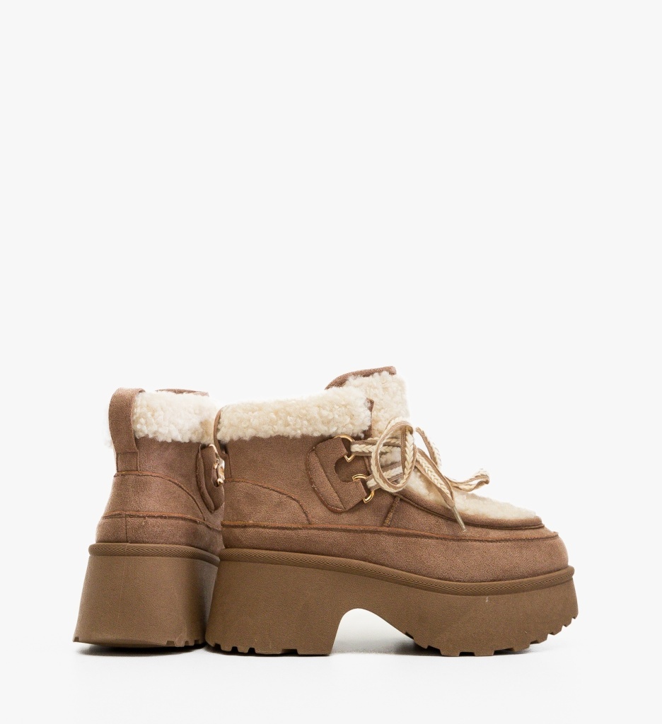Ghete Dama Yetty Camel | Stil și Confort - imagine 3