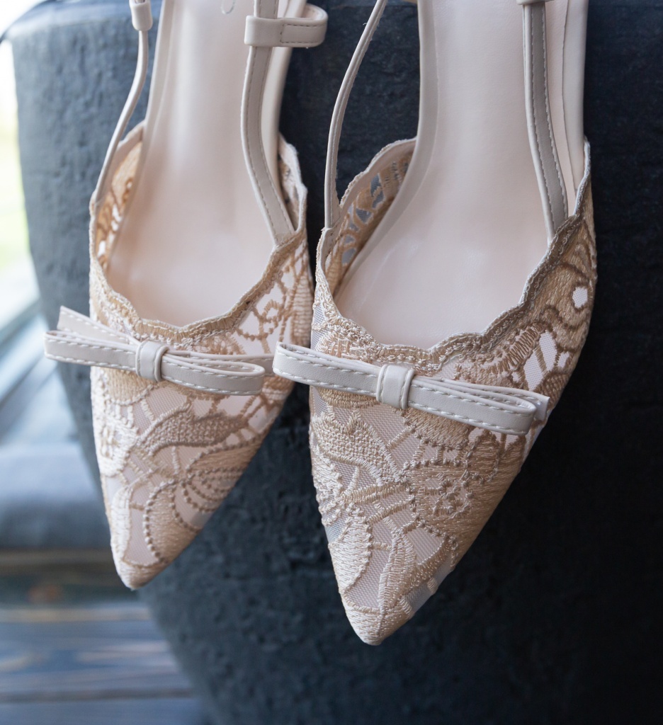 Pantofi dama Perry Bej eleganți cu toc - imagine 5