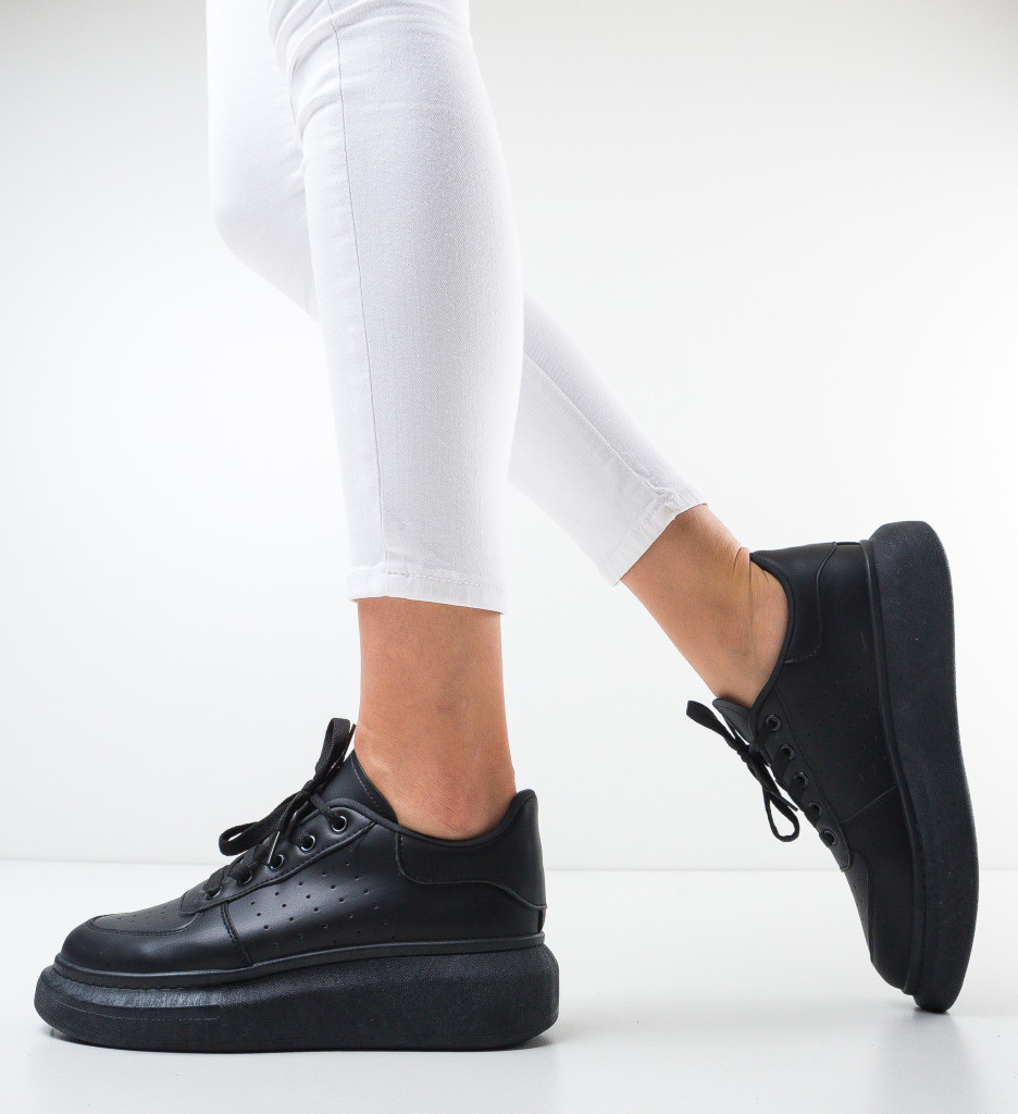 Pantofi Sport Popal Negri - Confort și Stil - imagine 4