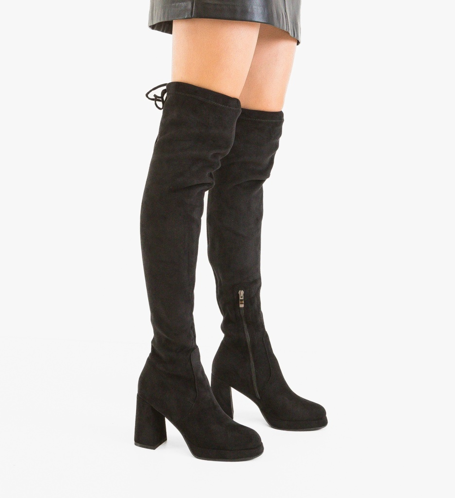 Cizme Dama Sole Negre - Eleganță și Confort - imagine 4