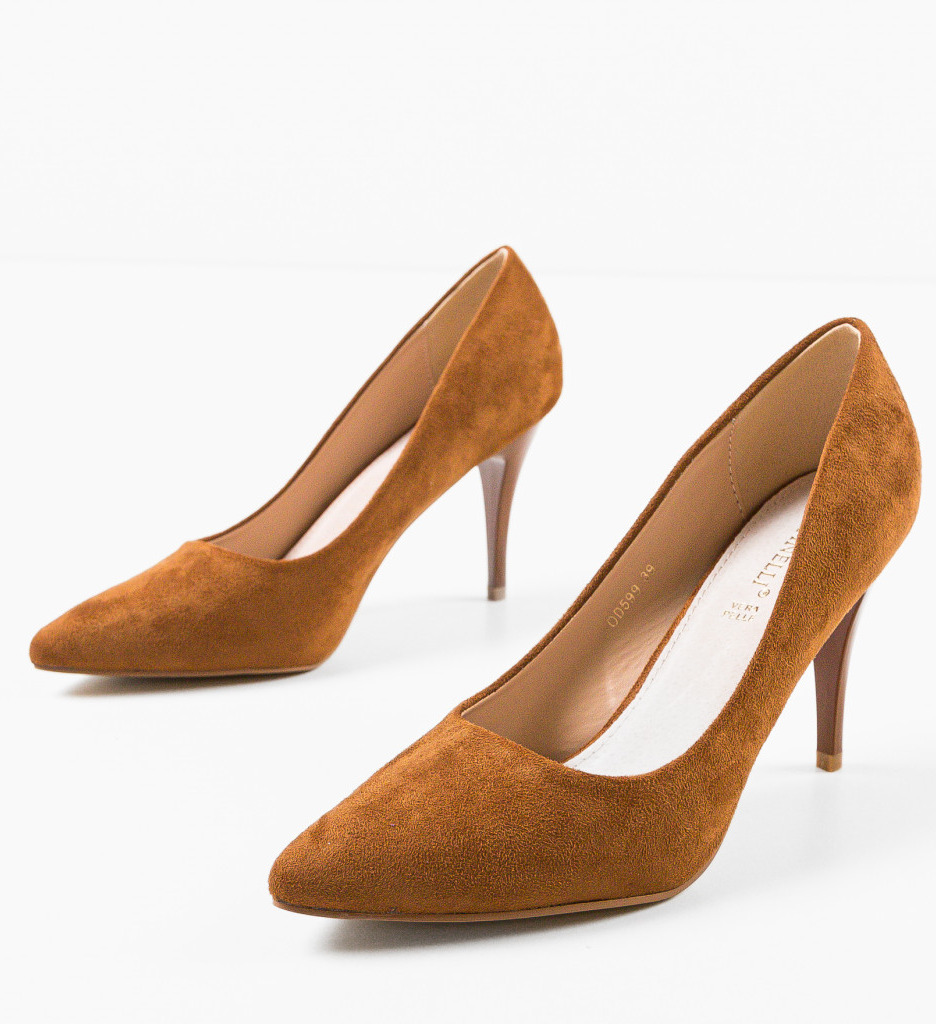 Pantofi Dama Erife Camel - Eleganță și Stil - imagine 7