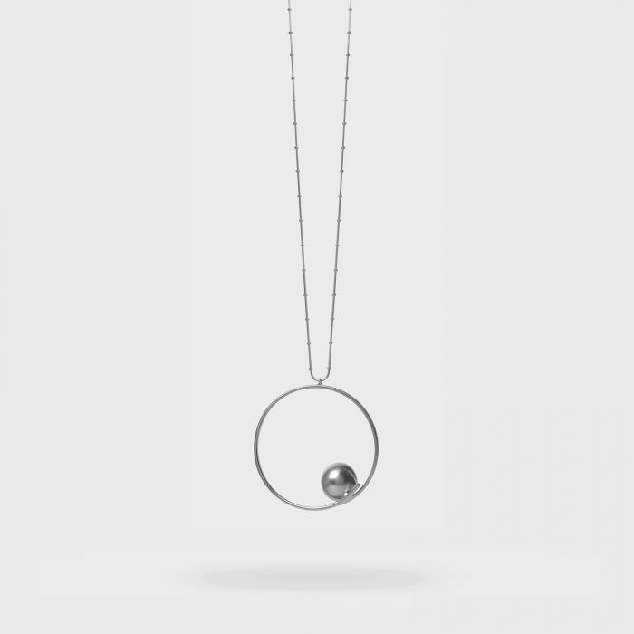 Colier Vault Katerina Vassou - Design Modern Gun Metal