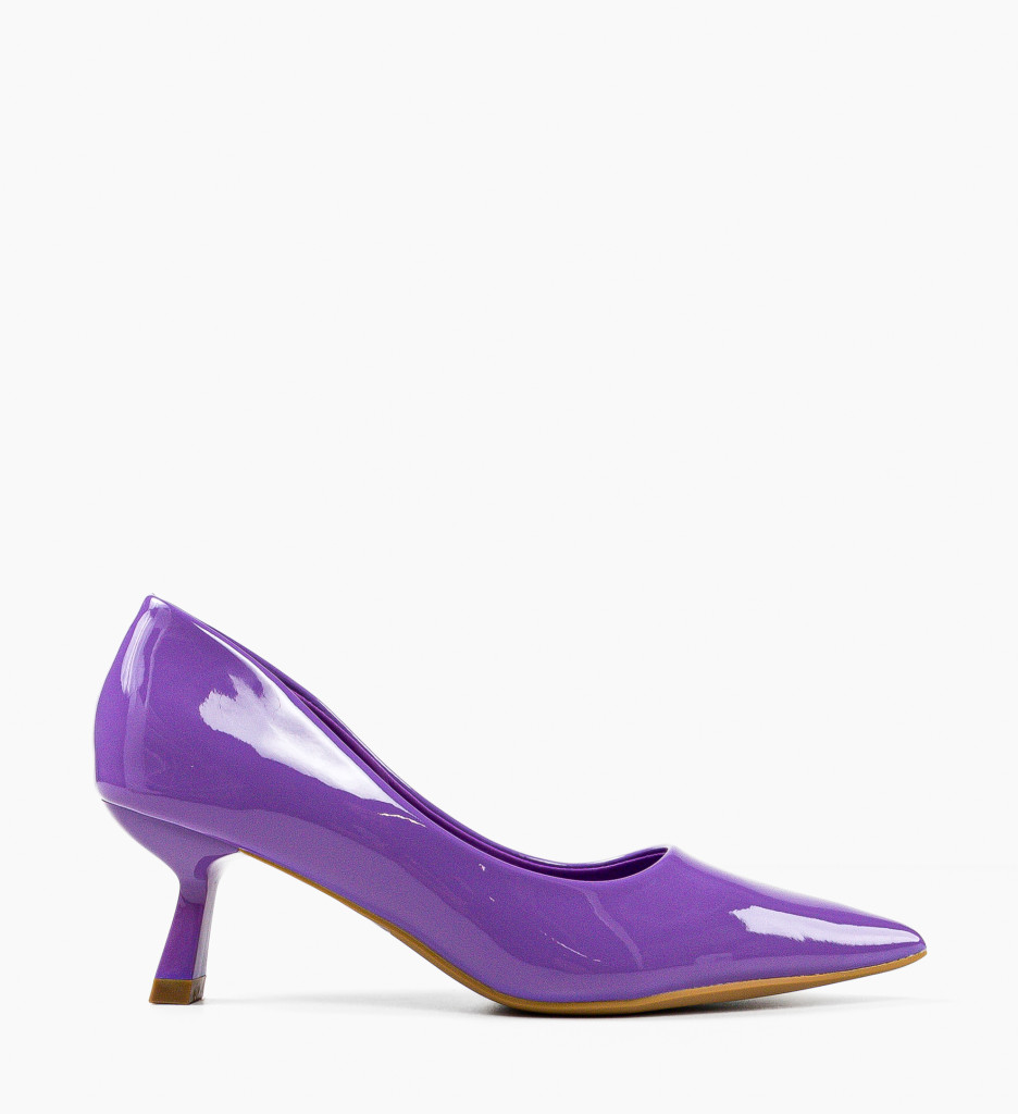 Pantofi cu Toc Lenn Mov | Eleganță Pură - imagine 2