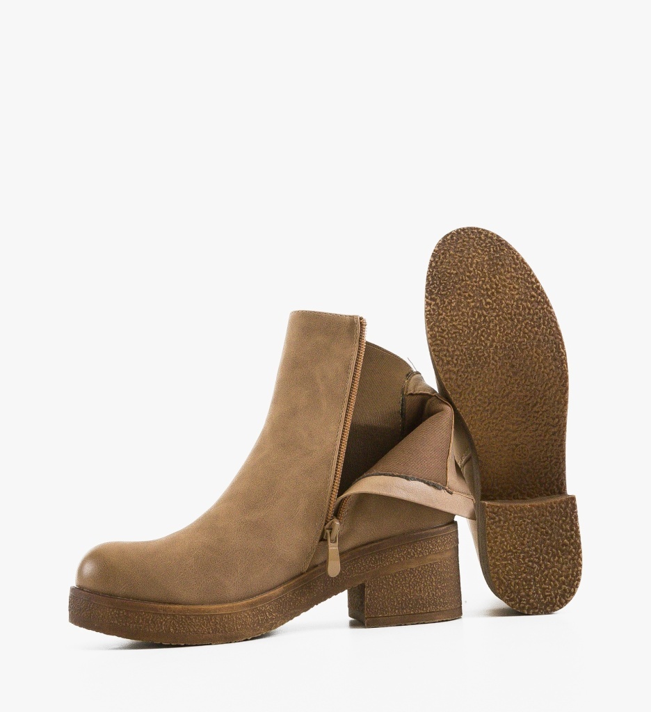 Ghete Dama Boyd Khaki - Eleganță Urbană - imagine 2