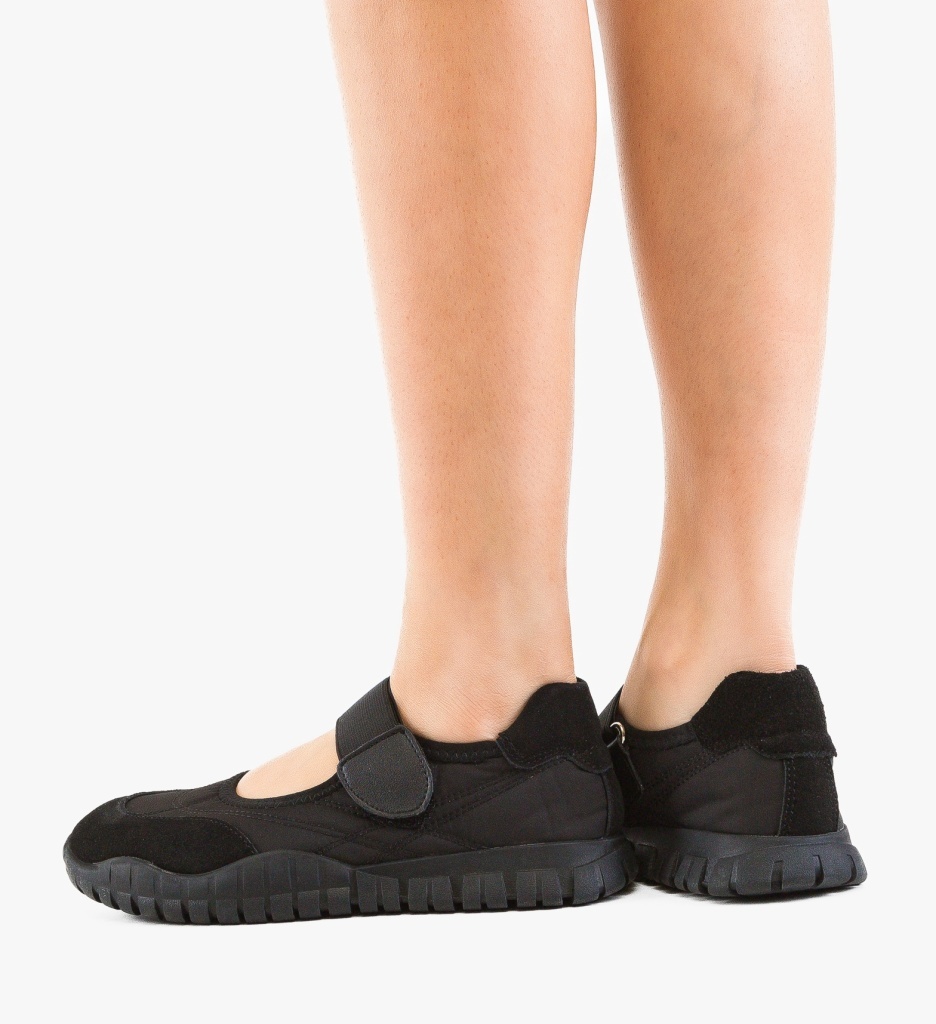 Pantofi Casual Runny Negri - Confort Stilat - imagine 3