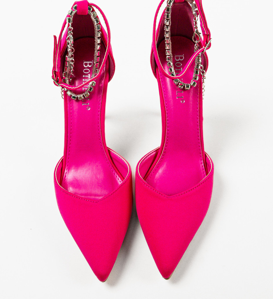 Pantofi Toc Kamiona Fuchsia | Stil și Rafinament - imagine 7
