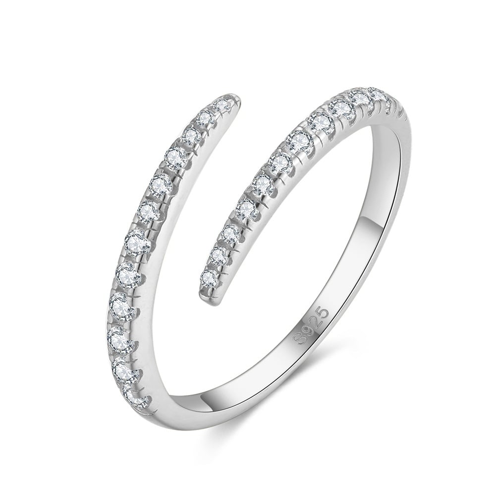 Inel Argint Reglabil Delis - Elegant cu Rodiu