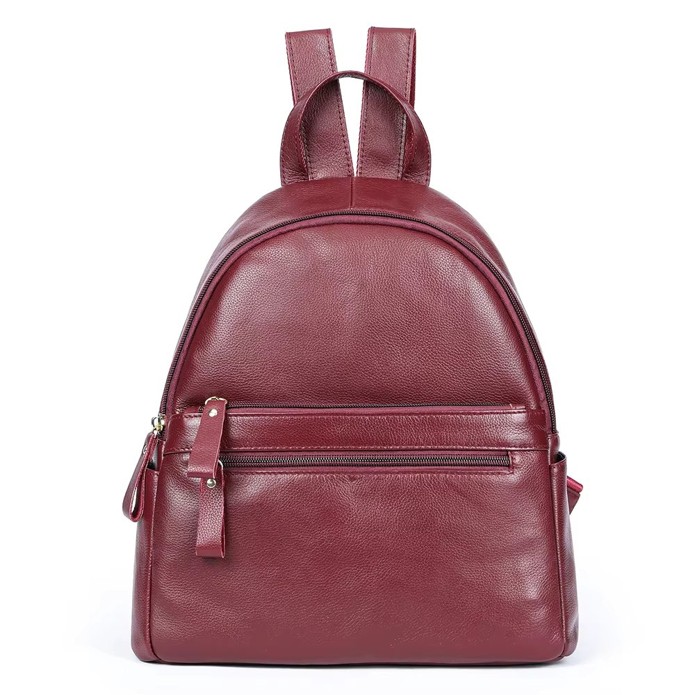 Rucsac Dama Delis Bordo Piele Naturala